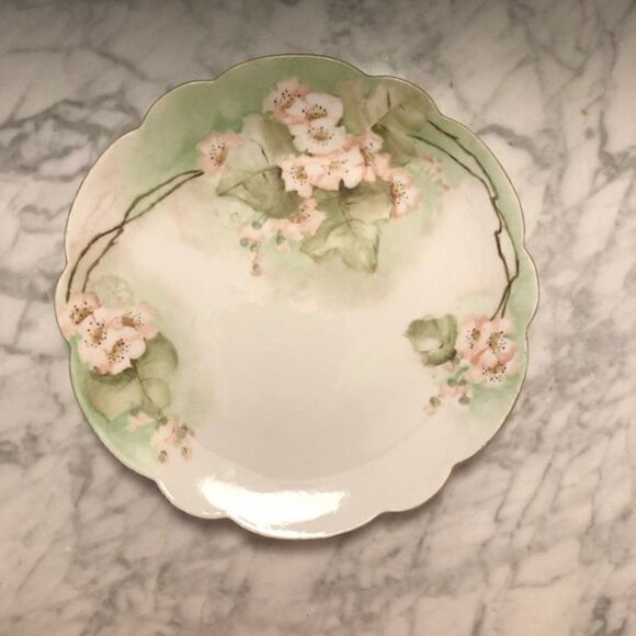 Vintage Bavaria Floral Hand Painted Plates - Picture 3 of 5